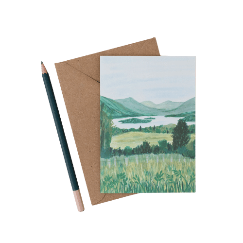 card of loch awe illustration
