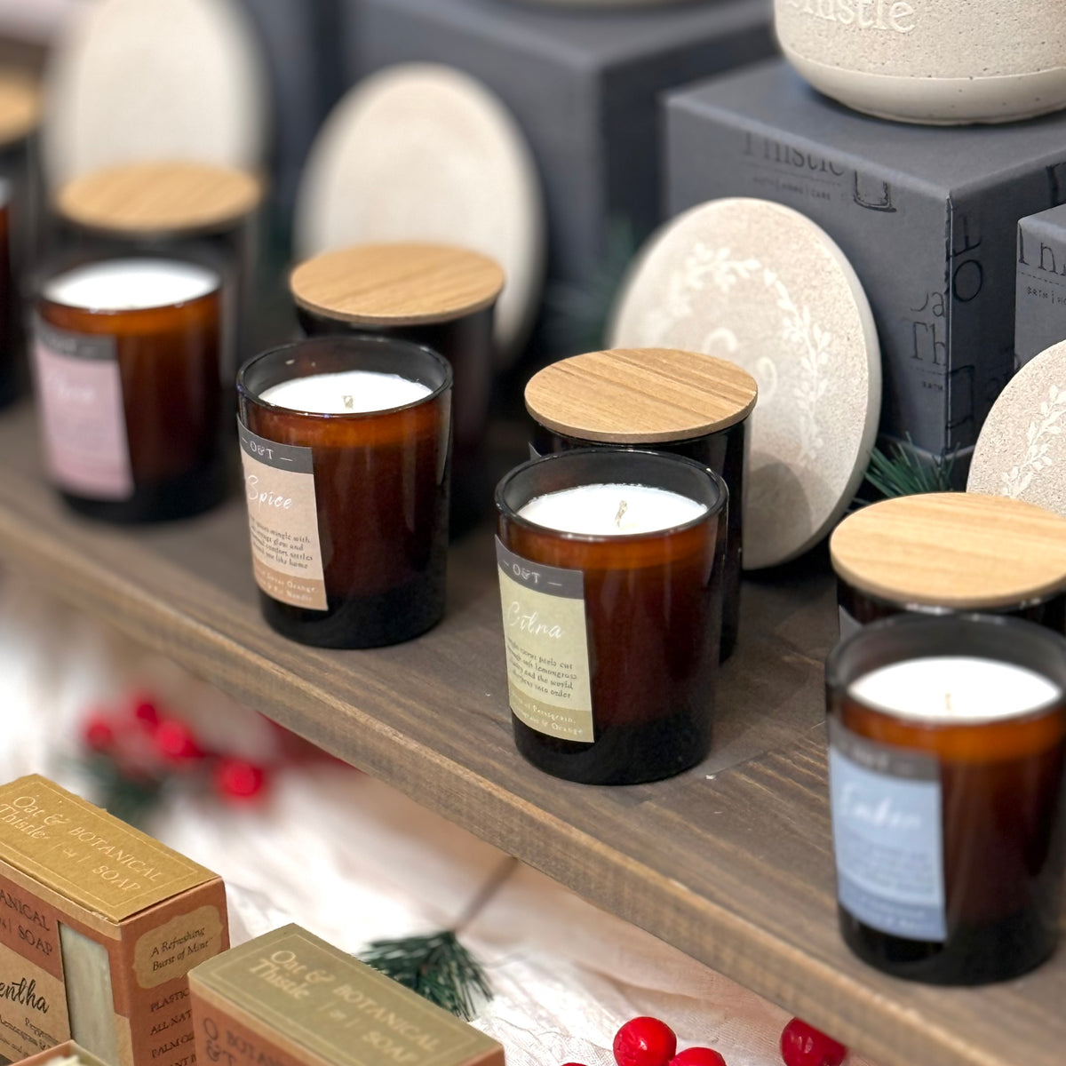 Spruce Cabin Glow Candle