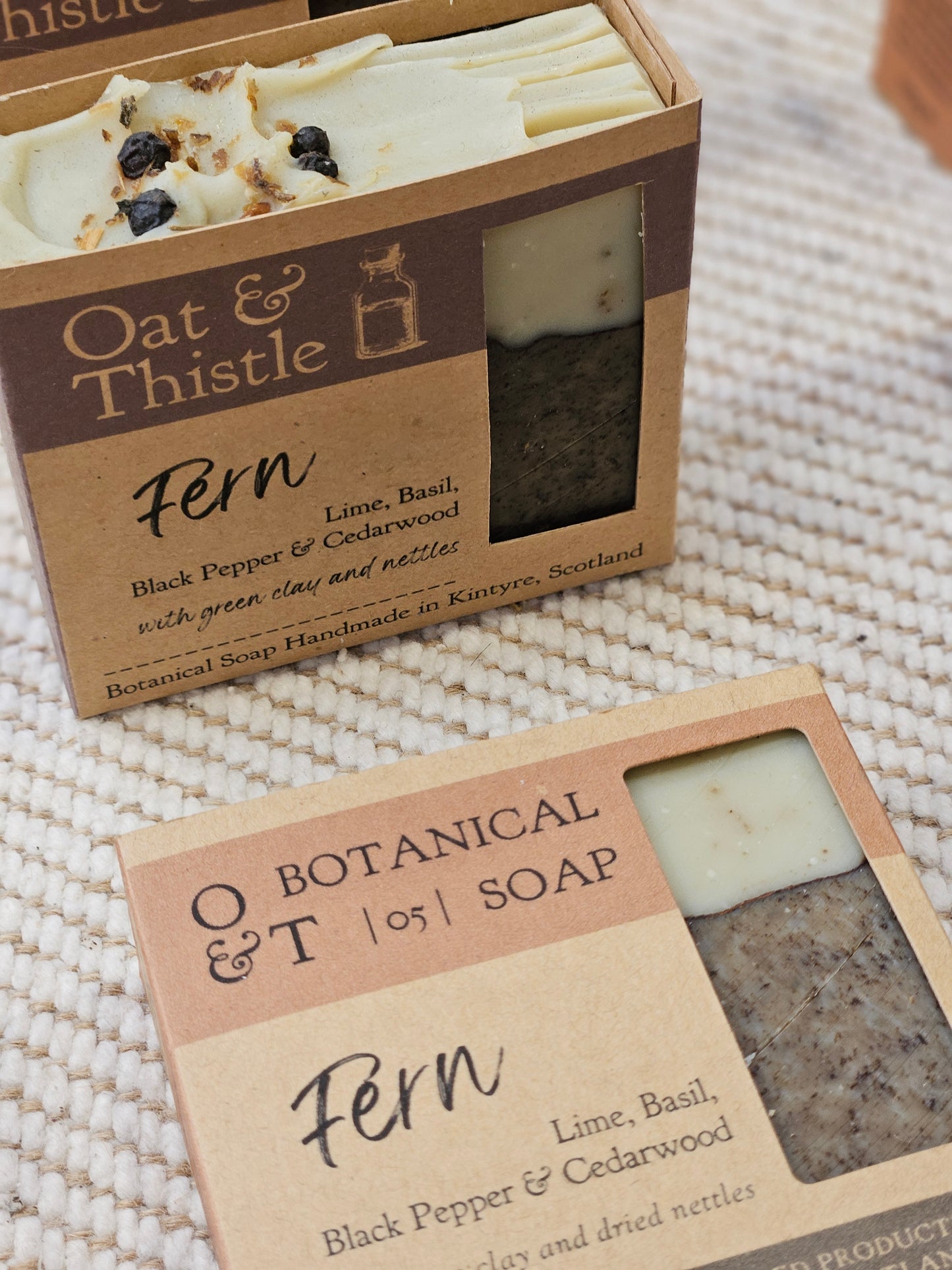 fern soap in packaging