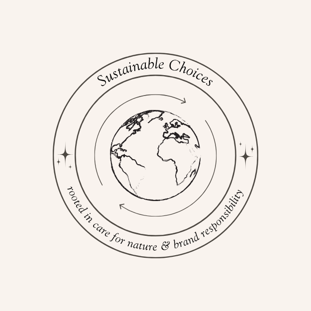sustainable choices - rooted in care for nature & brand responsibility - planet picture