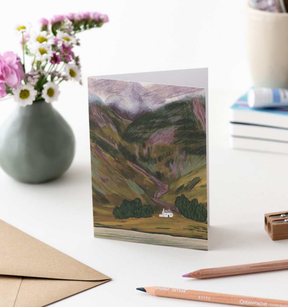 card of glencoe illustration 