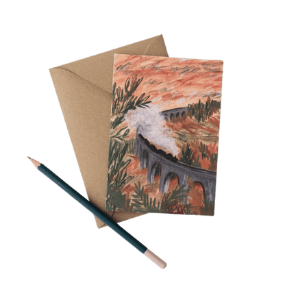 card of glenfinnan illustration