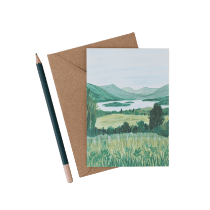 card of loch awe illustration