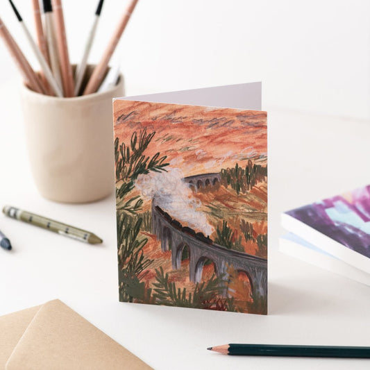 card of glenfinnan illustration 