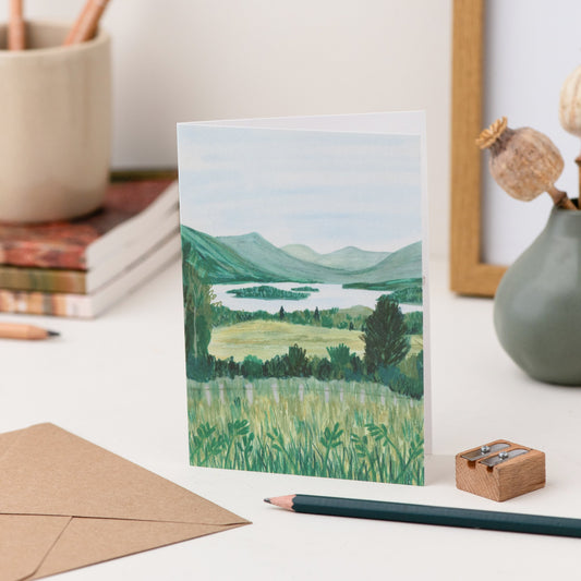 card of loch awe illustration