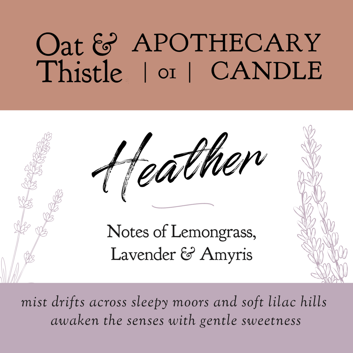Heather Apothecary Candle