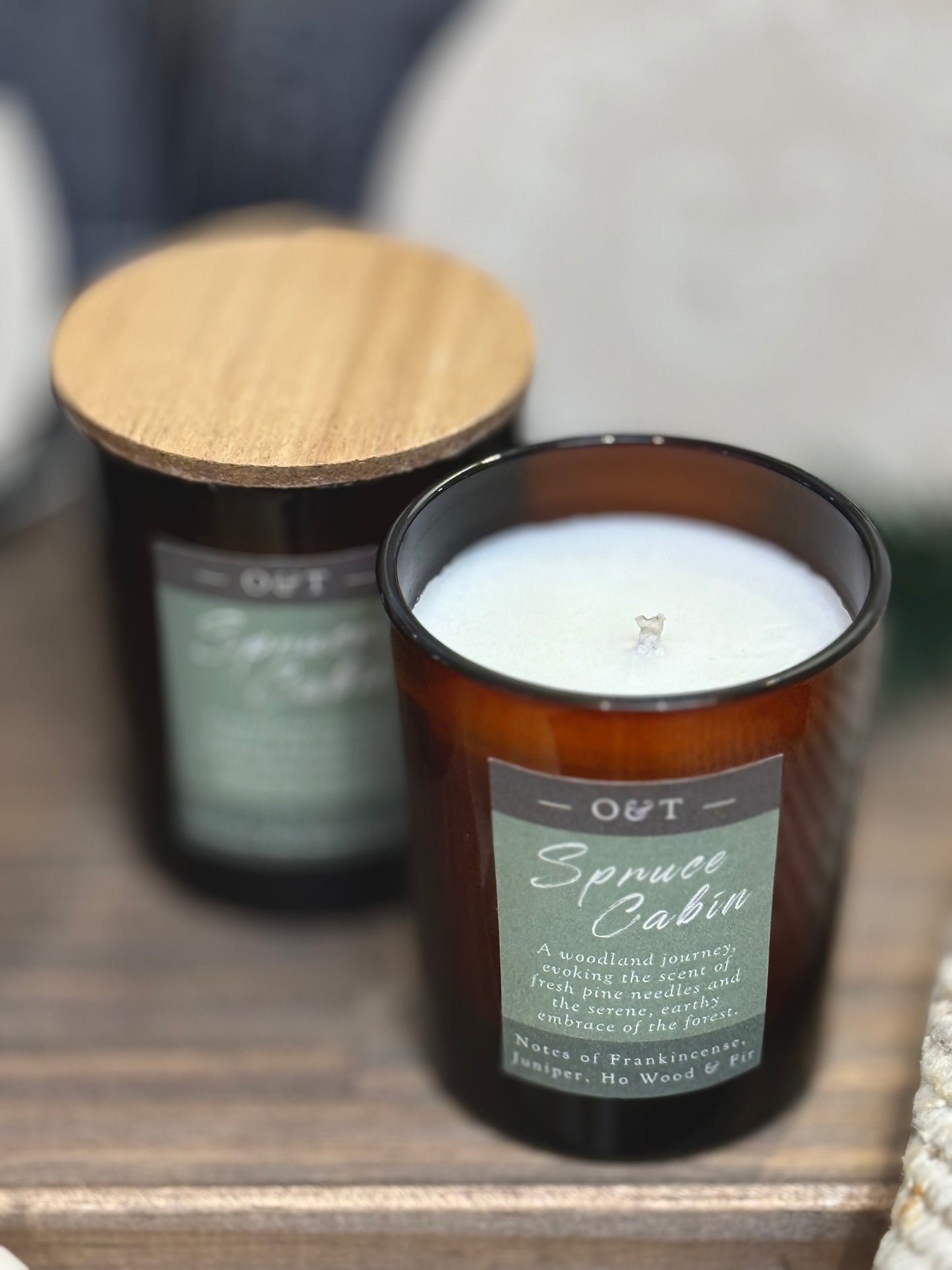 Spruce Cabin Glow Candle