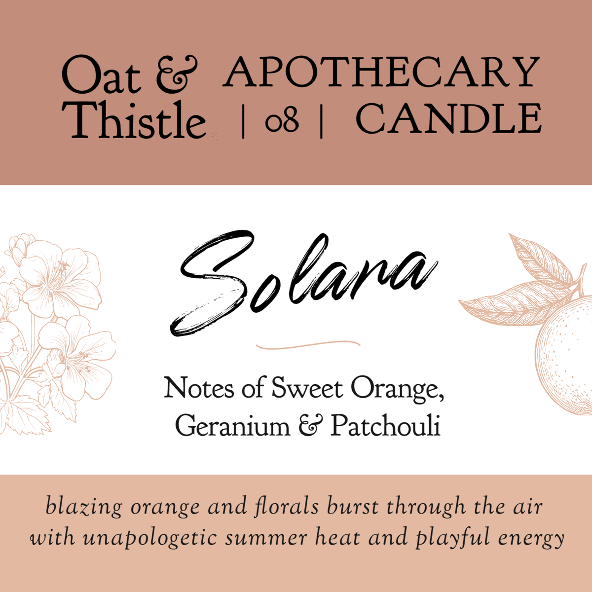 Solara Apothecary Candle