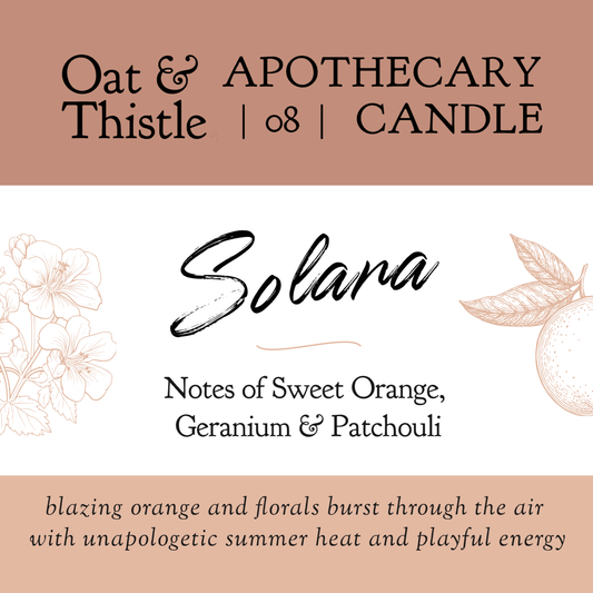 Solara Apothecary Candle