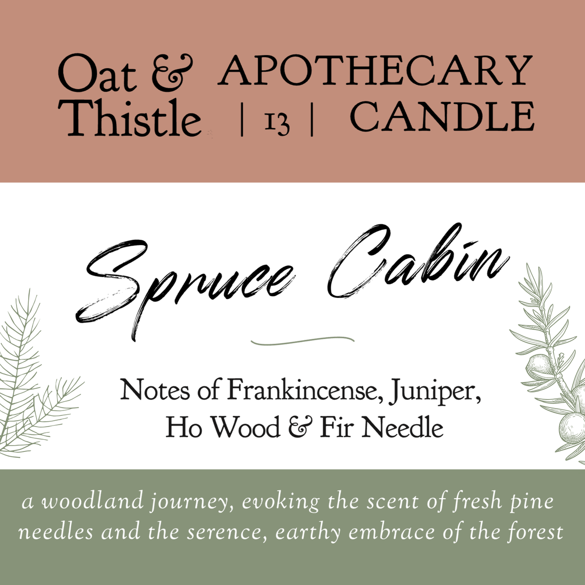 Spruce Cabin Apothecary Candle