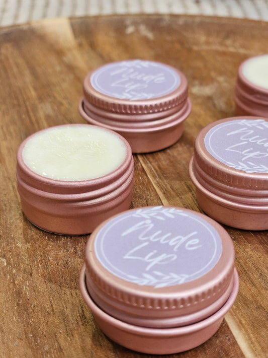 nude lip balm tins