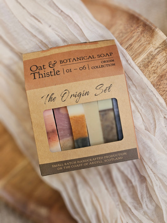 the origin soap set in lovely packaging box