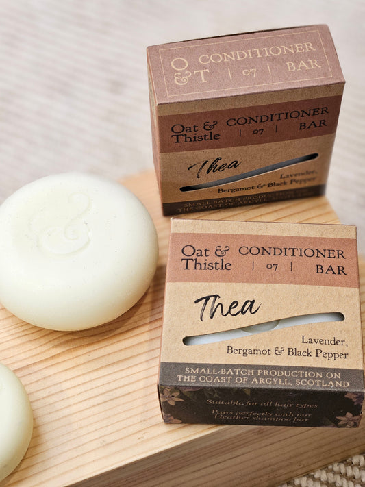Thea conditioner bar in packaing